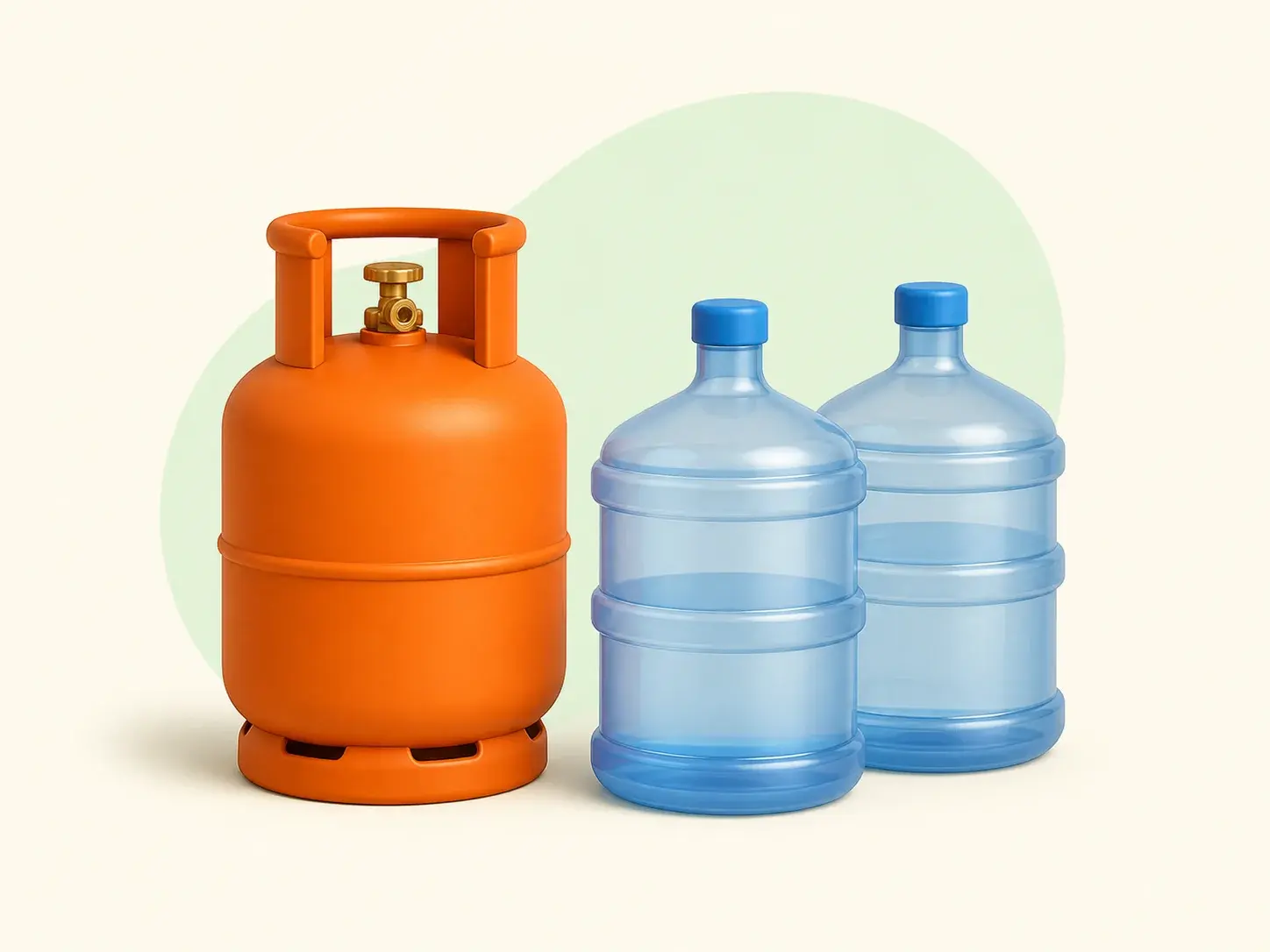 Gas & Water illustration