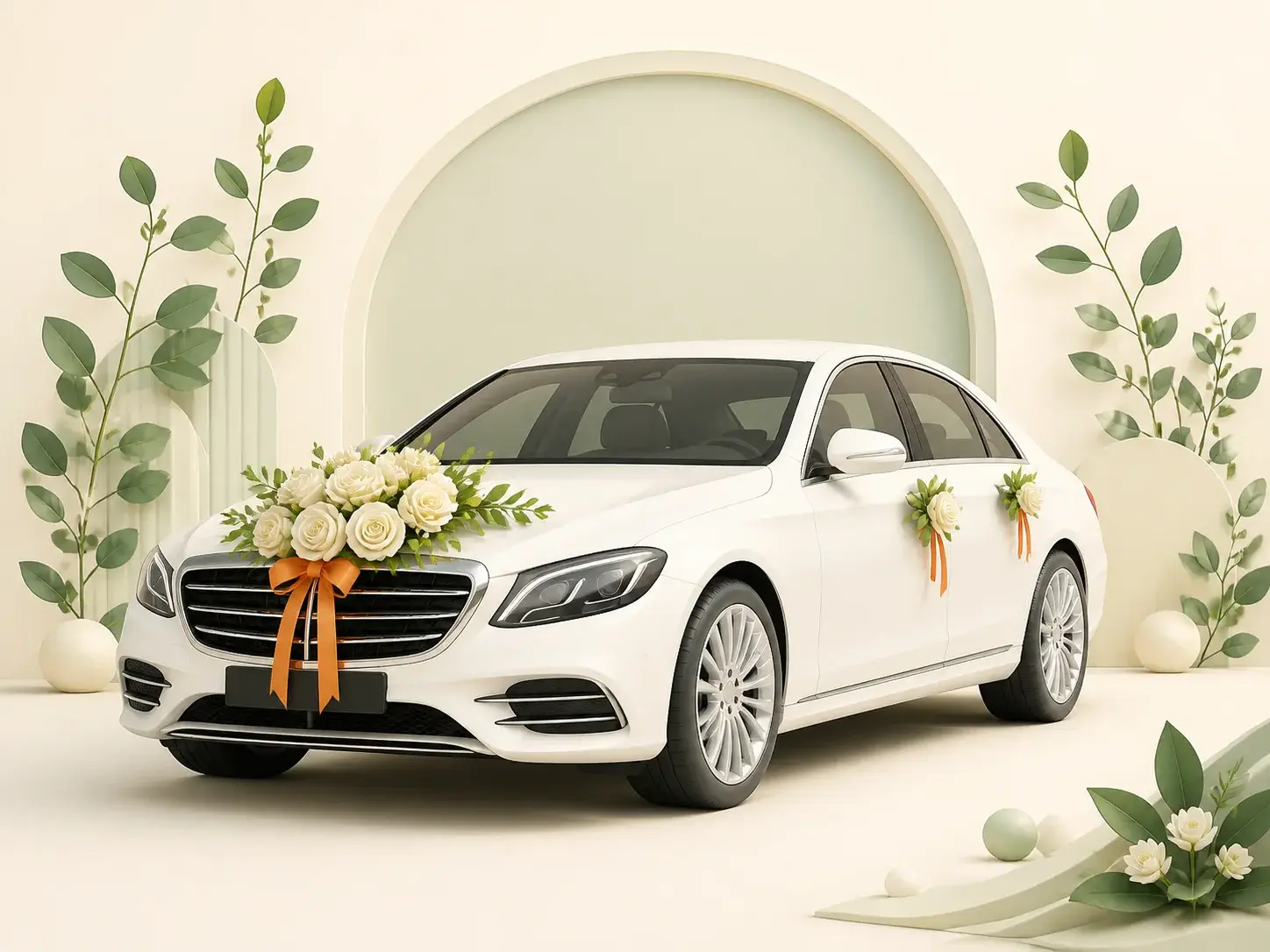 Wedding Car Service illustration